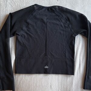 Alo mesh detailed long sleeve